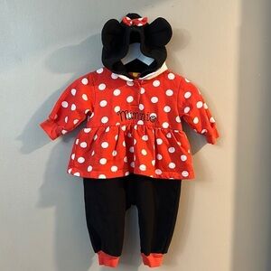 Baby Girl Minnie Mouse Disney Sweatshirt Costume Outfit 9-12 Months